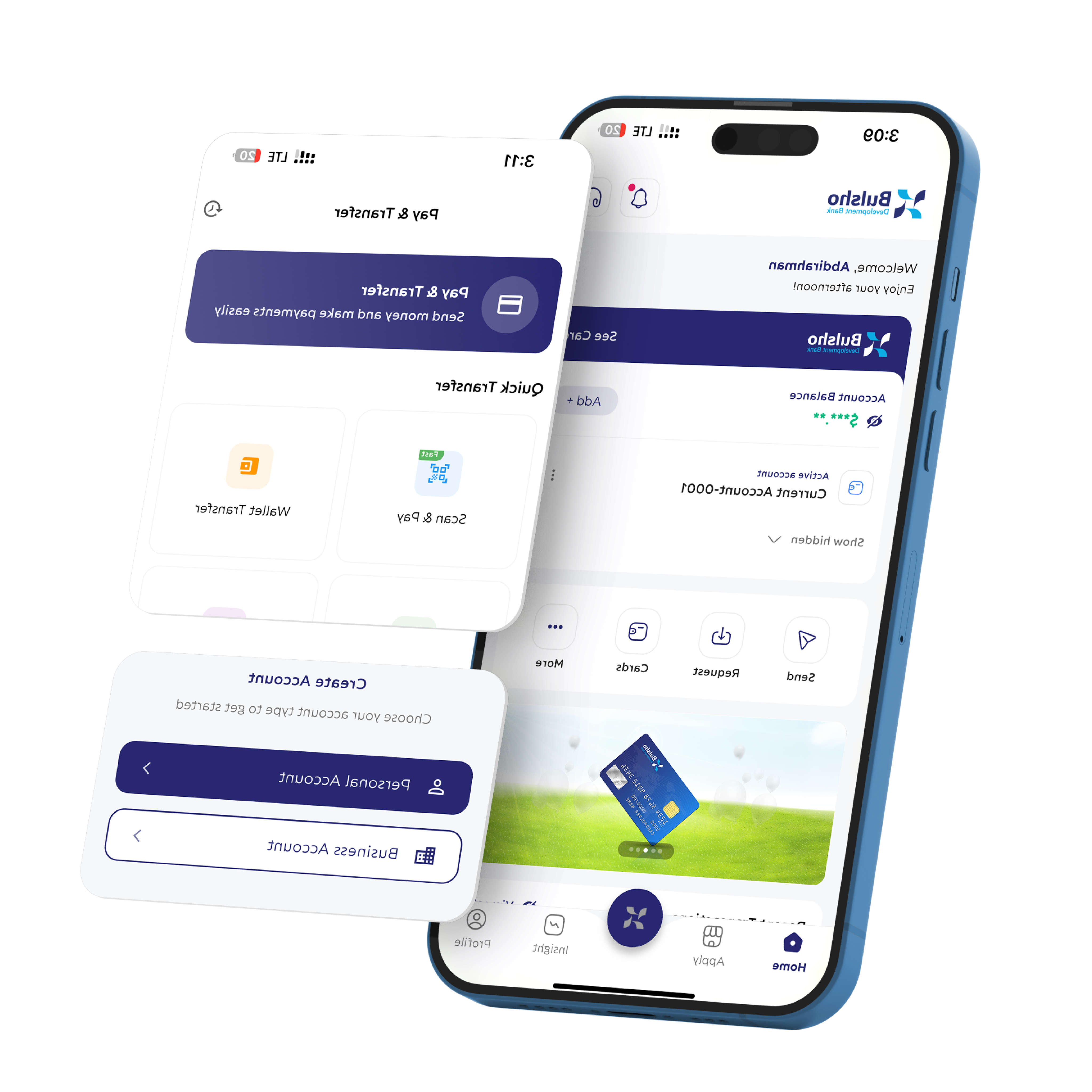 Mobile App Screens