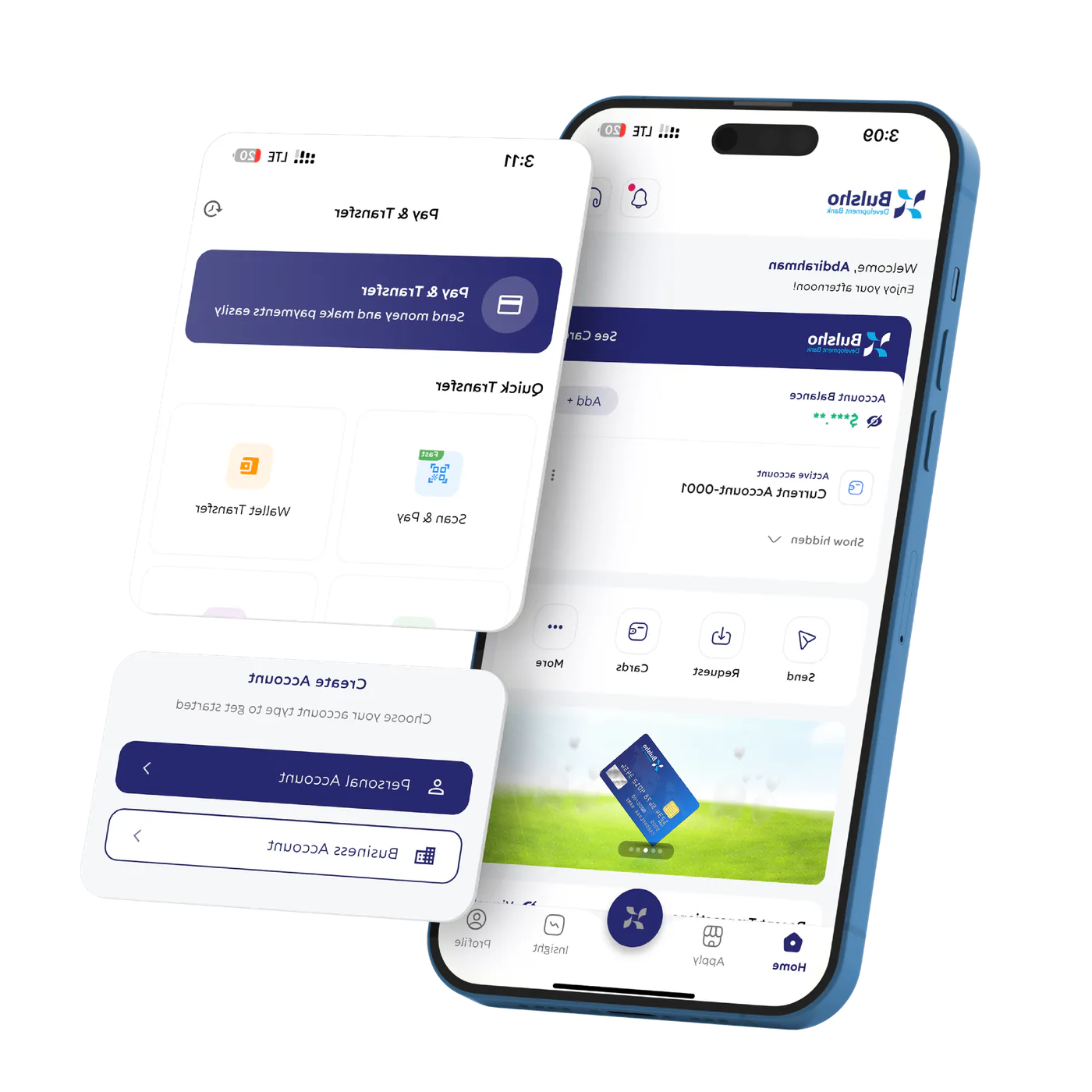 Mobile App Screens