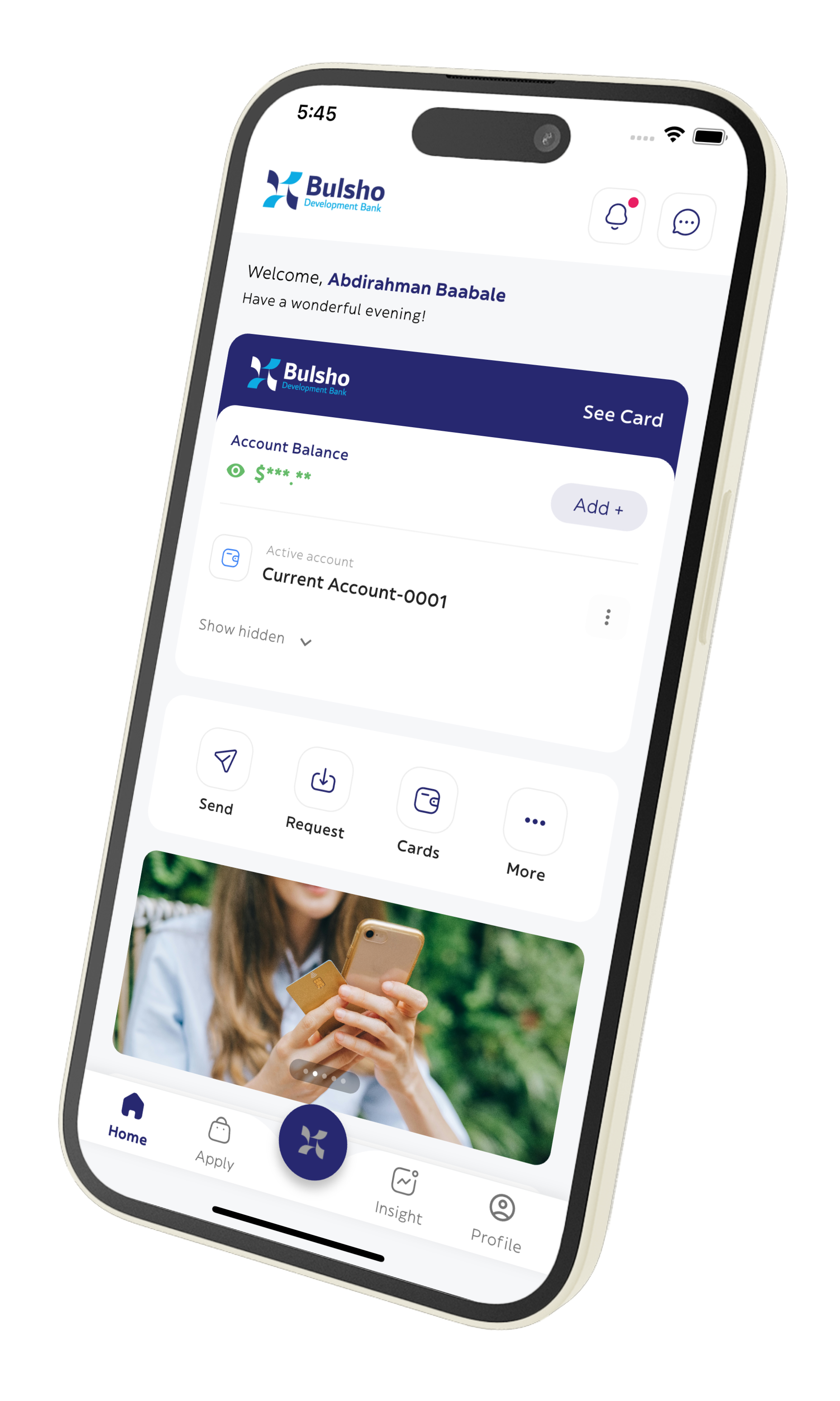 Bulsho App Screen